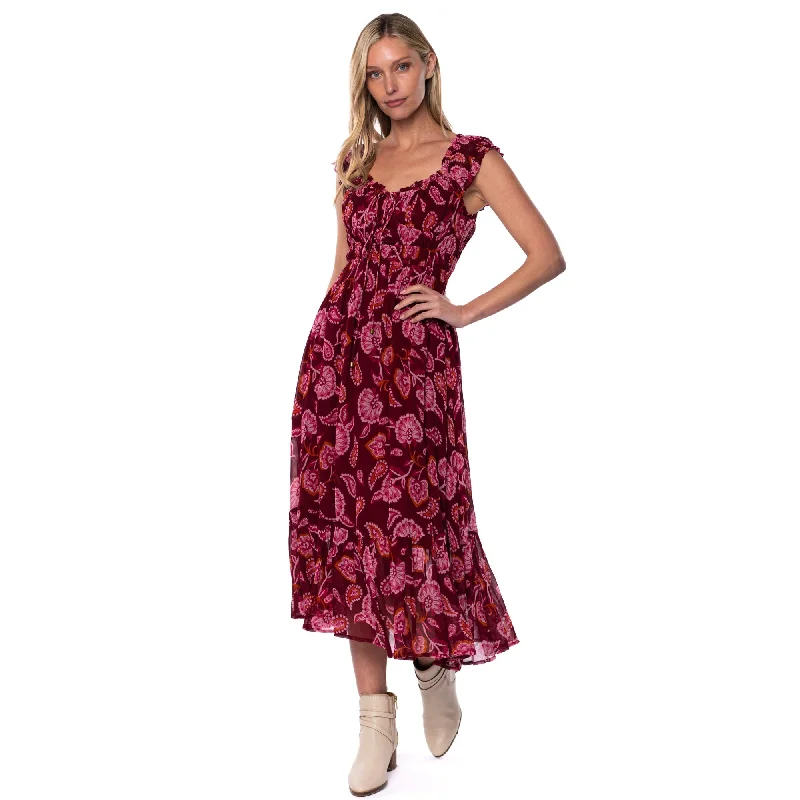 off-the-shoulder dressFloremy Berry Dress