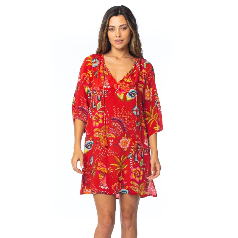 long-sleeve floral dressSanaya Tropics Tunic