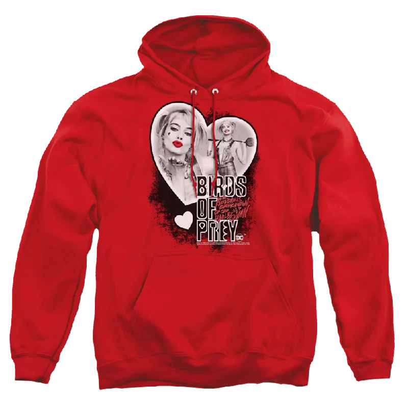 graphic hooded sweatshirtBirds of Prey Heart Harley - Pullover Hoodie