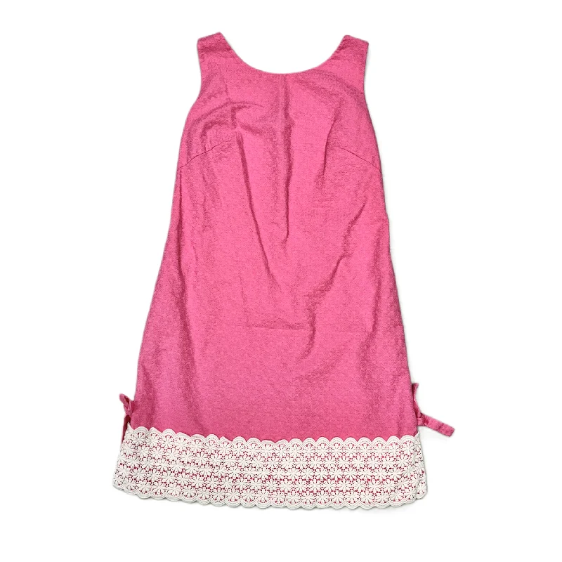 Price Break chic slip dressPink & White Dress Designer By Lilly Pulitzer, Size: S