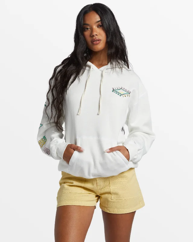 Hurry In Keep Shining Hoodie - Salt Crystal