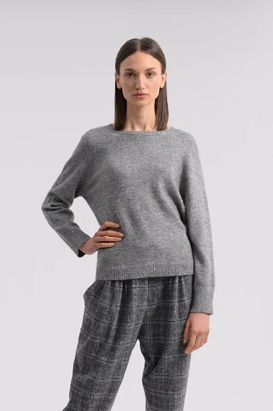 elegant evening dressMolly Bracken Grey Knitted Sweater