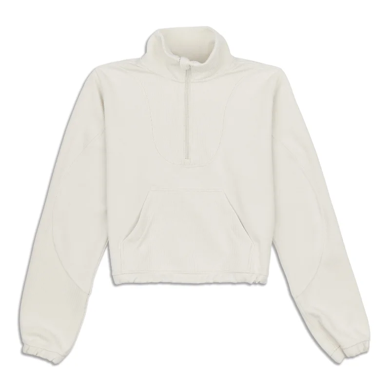 Overstock Brushed Softstreme Ribbed Half Zip - Resale