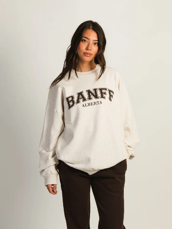 Don’t Miss Out HARLOW MICHELLE PRINT CREWNECK - BANFF