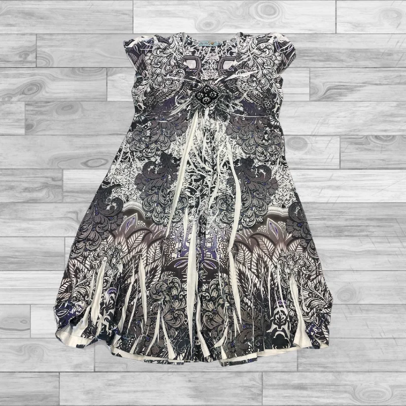 Fantastic Offers elegant maxi dressDress Casual Short By Unity In Grey & White, Size: M Fantastic Offers elegant maxi dressDress Casual Short By Unity In Grey & White, Size: M
