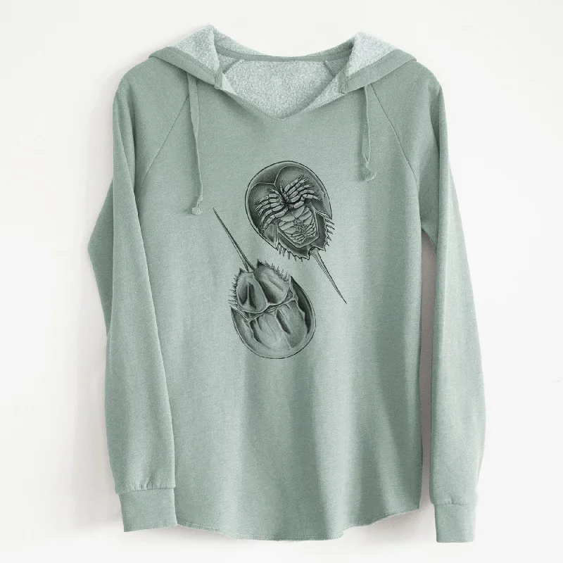 eco-friendly fitness hoodieAtlantic Horseshoe Crab - Limulus polyphemus - Cali Wave Hooded Sweatshirt