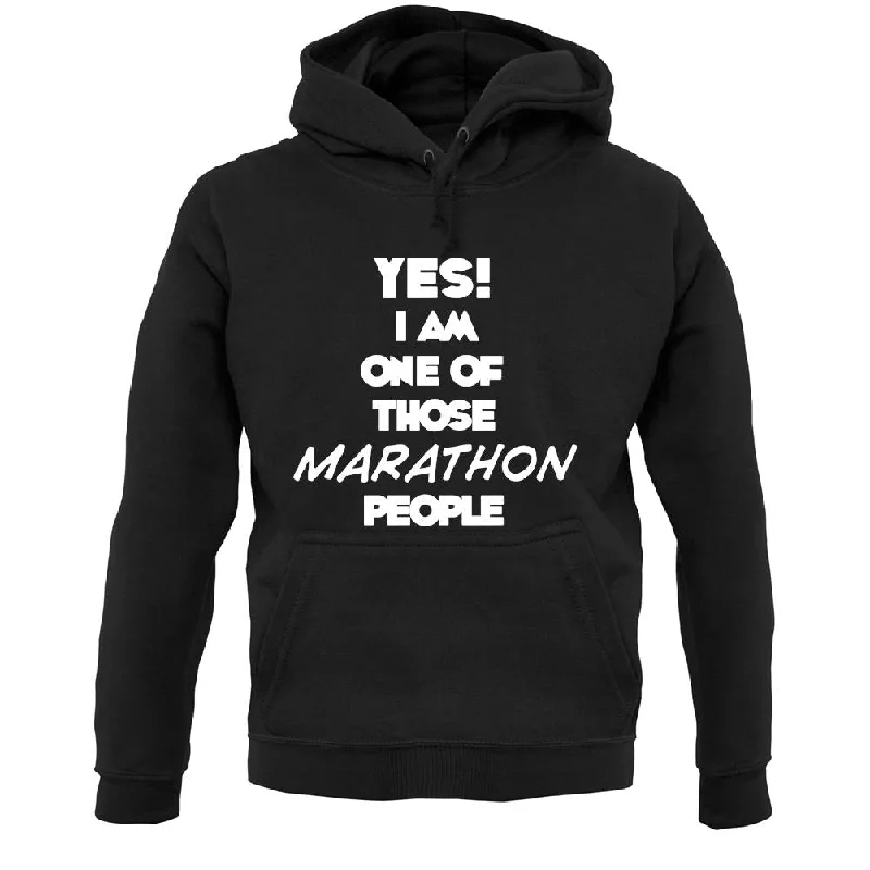 vintage hoodieYes! I Am One Of Those Marathon People Unisex Hoodie