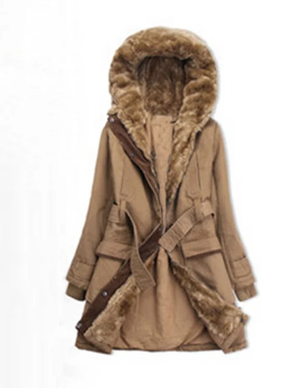 Special Savings soft coatPlus Velvet Large Size Warm Coat