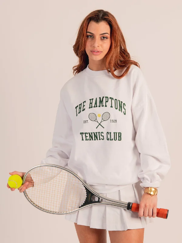 Act Now HARLOW MICHELLE CREW EMBROIDERED SWEATSHIRT - CLEARANCE