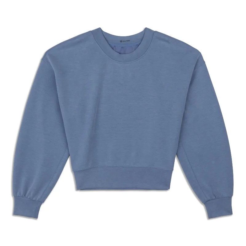 Big Savings Perfectly Oversized Crop Crew - Resale