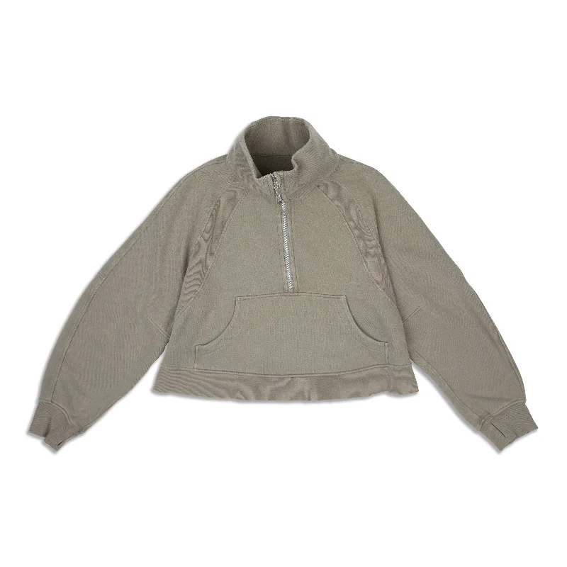 Limited Time Discount Scuba Oversized Funnel Neck