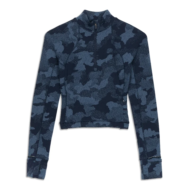 One-DAY Sale It's Rulu Run Cropped 1/2 Zip
