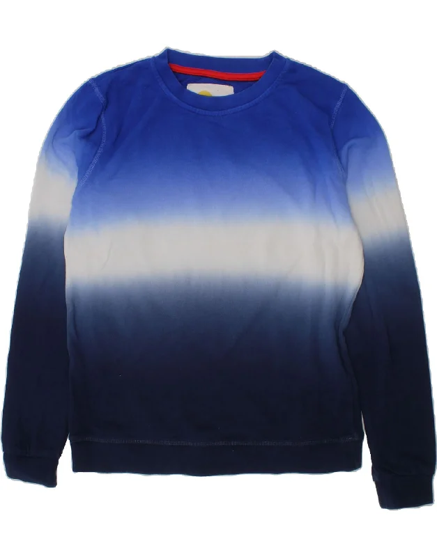 Low Prices BODEN Boys Sweatshirt Jumper 11-12 Years Multicoloured Colourblock Cotton
