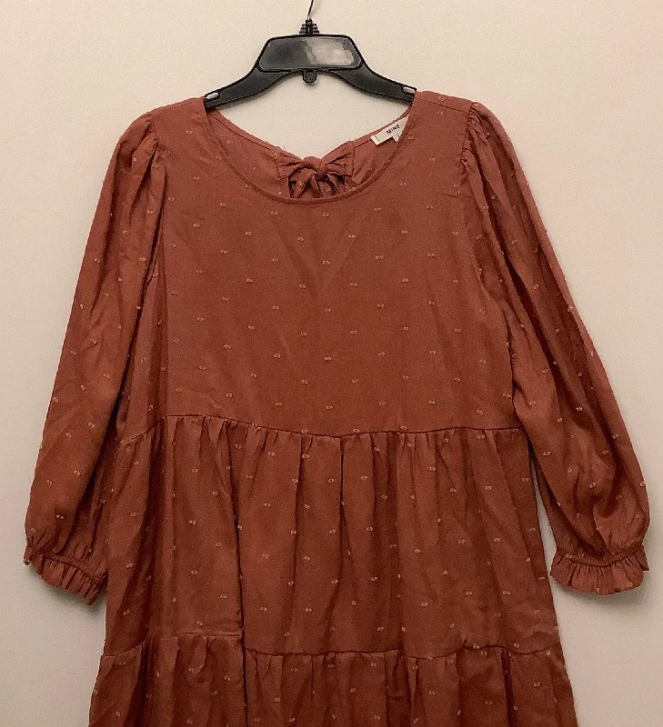 Daily Deals wrap dressDress Casual Short By Mine In Orange, Size: L