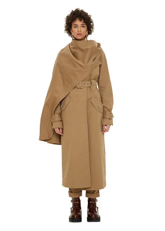 Don't Wait casual coatSAFARI TRENCH COAT