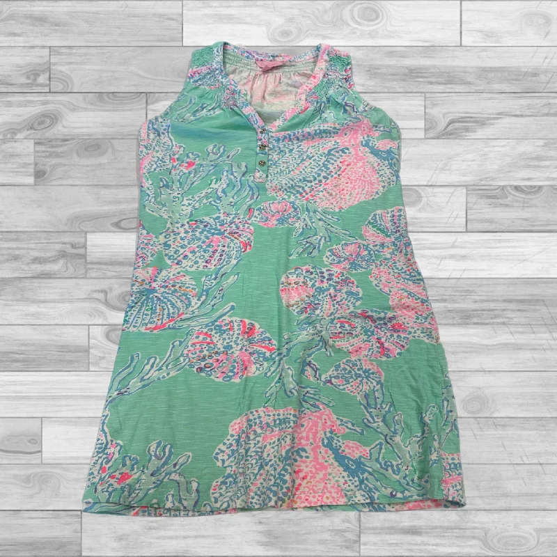 silk dressDress Designer By Lilly Pulitzer In Multi-colored, Size: S