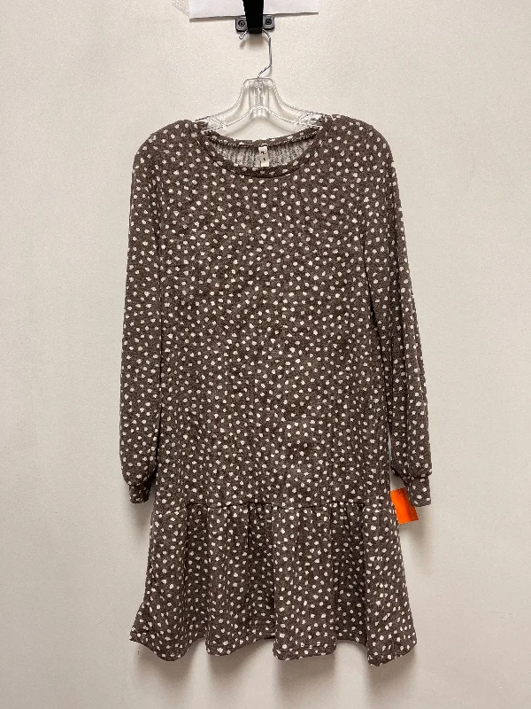 Special Promotion playful dressDress Casual Midi By Mts In Brown, Size: S