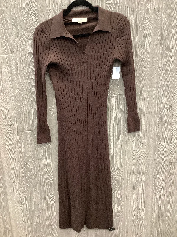 Discount Deals summer dressDress Casual Maxi By Loft In Brown, Size: Mp