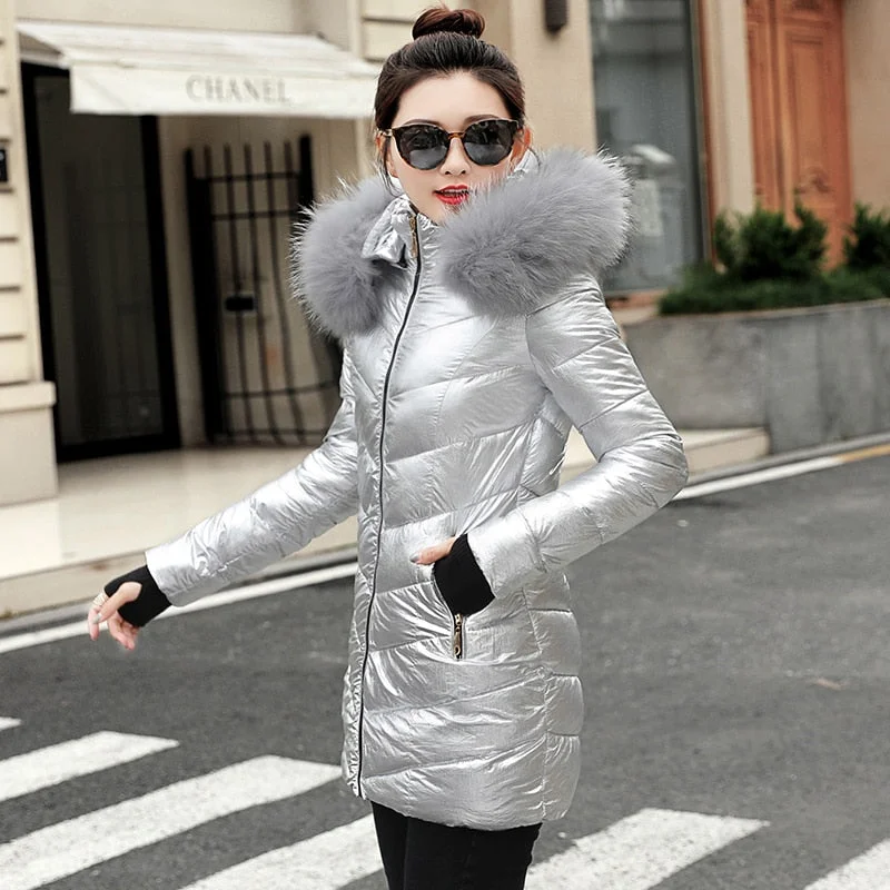 everyday winter coat2018 Fashion Wadded jacket Female Coat Women Winter New Slim Warm Down cotton clothing Long sleeve Coat Winter Jackets