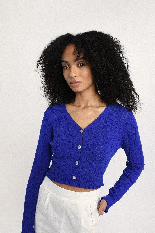 midi dressMolly Bracken Cobalt Blue Cardigan