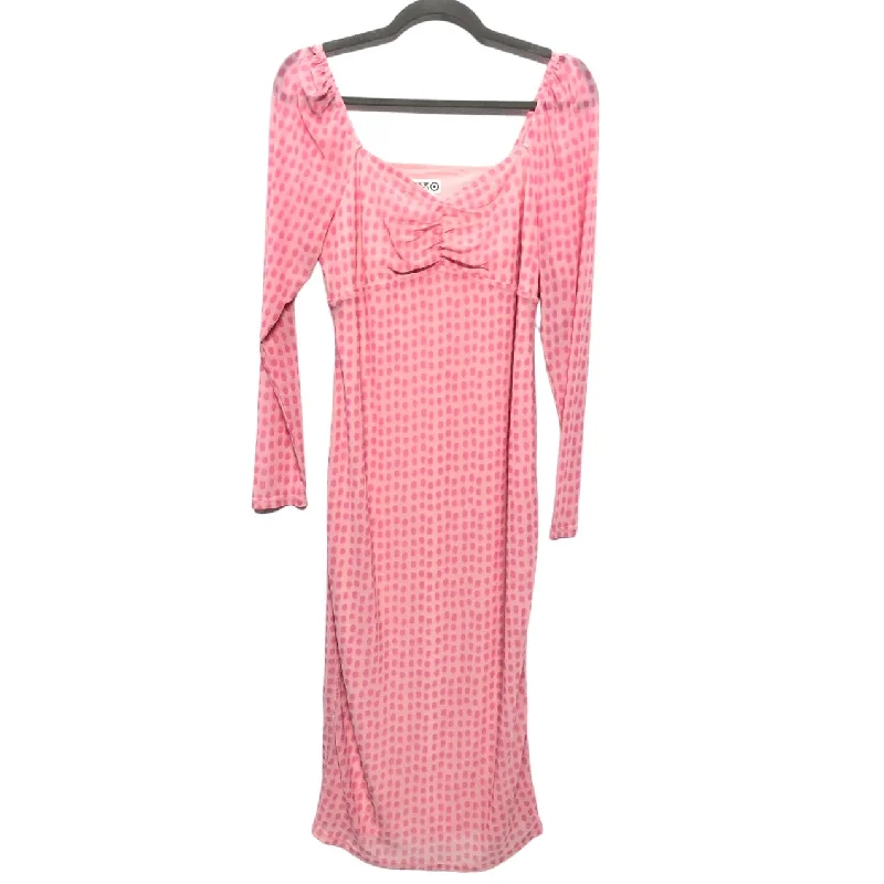 Special Discount floral midi dressPink Dress Casual Midi Target-designer, Size M