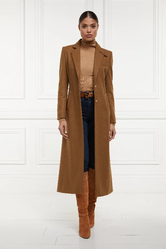 oversized coatFull Length Regency Coat (Dark Camel)