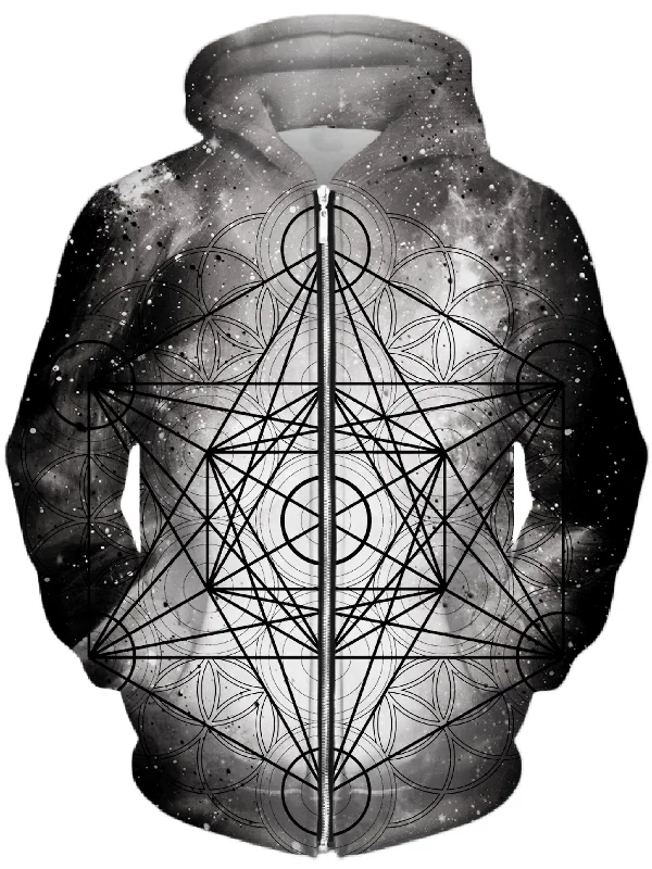 fashion hoodieMetatronic Unisex Zip-Up Hoodie