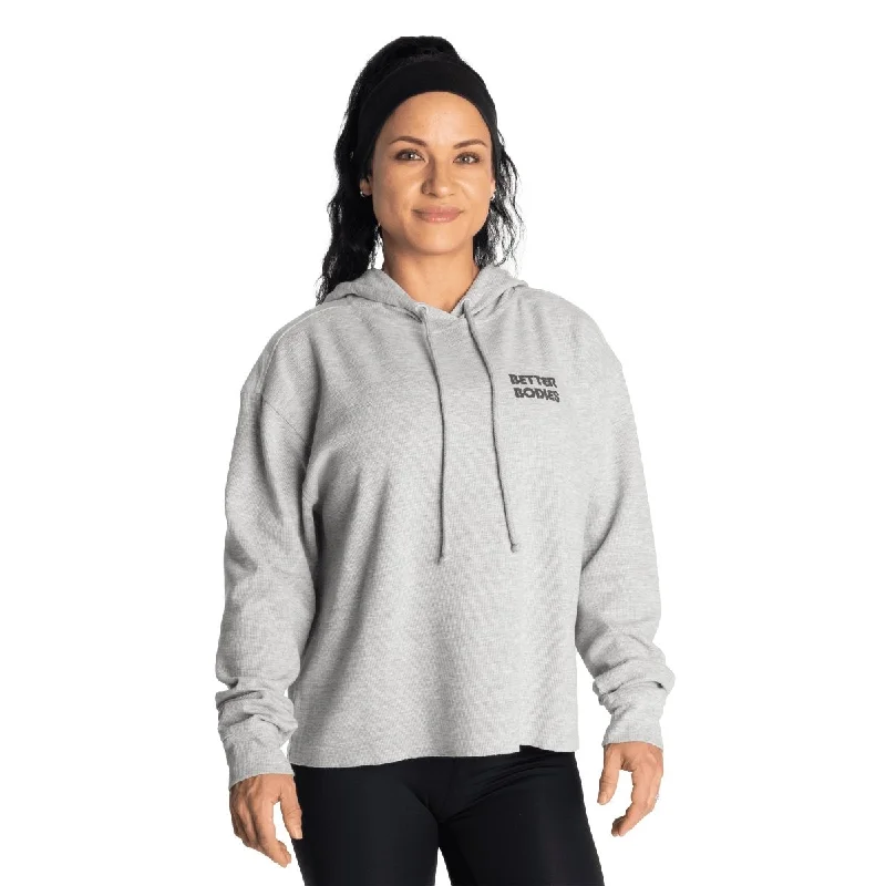 Deal of the Day Better Bodies Empowered Thermal Sweater - Light Grey Melange