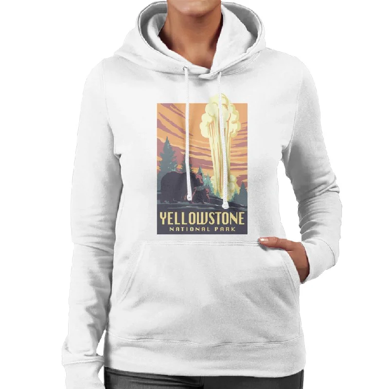 graphic hoodieUS National Parks Yellowstone Women's Hooded Sweatshirt