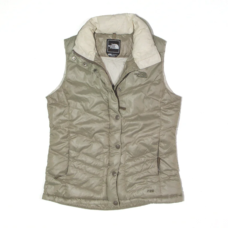 Bargain Prices cozy winter coatTHE NORTH FACE Down Insulated 700 Puffer Gilet Beige Womens S