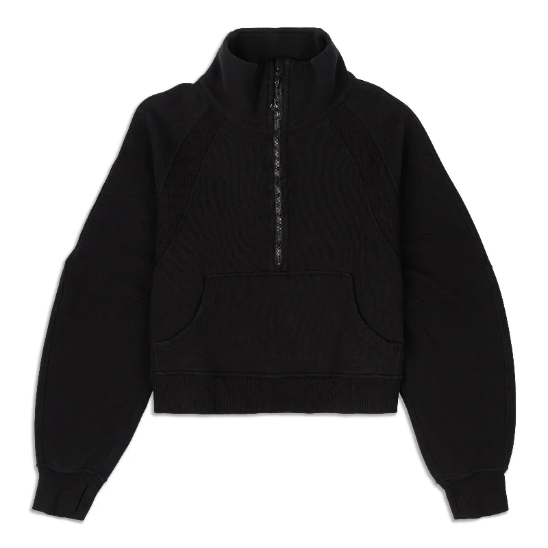 Online Exclusive Scuba Oversized Funnel Neck Half Zip
