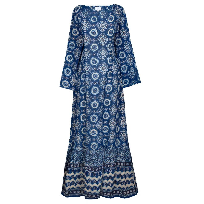 elegant shift dressBali Blue Mermaid Maxi Dress