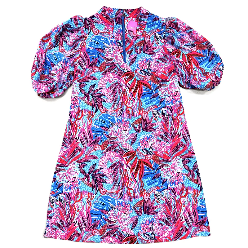 Savings Bonanza romantic dressPink & Purple Dress Designer By Lilly Pulitzer, Size: Xs