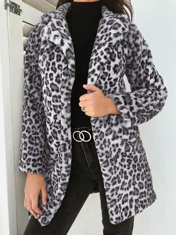 Price Break sporty outerwearLapel Cardigan Plush Slim Jacket