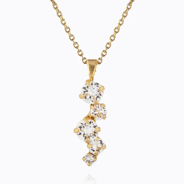 chic wrap dressCaroline Svedbom Elina Crystal Necklace