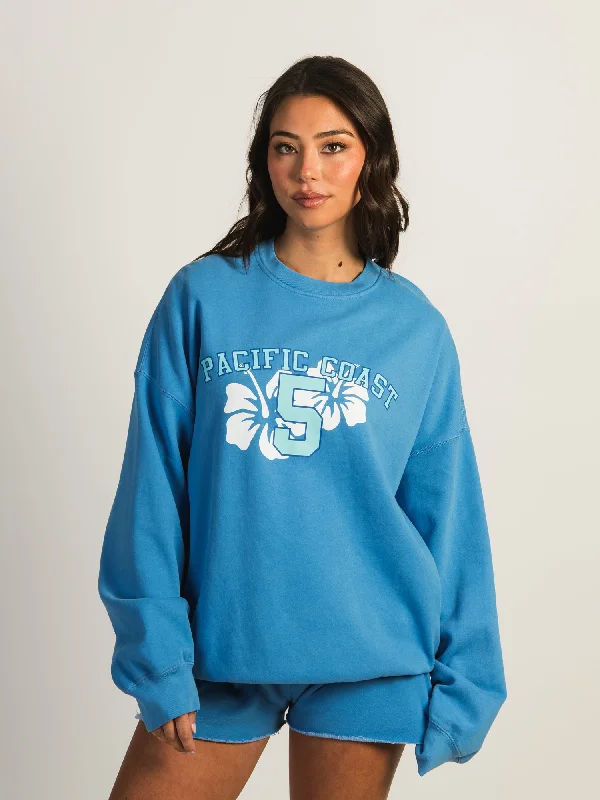 Stock Up and Save HARLOW MICHELLE PRINT CREWNECK - PACIFIC COAST