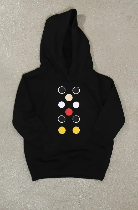 Daily Deals Dot Matrix (Tykes Unisex Black Hoody)