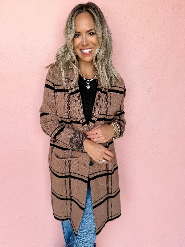Savings Bonanza relaxed winter jacket[Z Supply] Timber Plaid Cardigan-Campfire