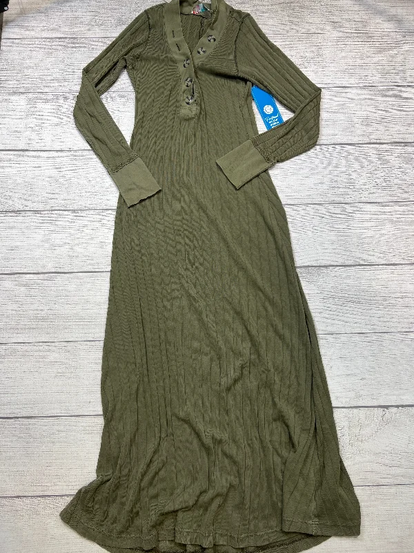 Crazy Deals elegant evening dressDress Casual Maxi By Free People In Green, Size: Sp Crazy Deals elegant evening dressDress Casual Maxi By Free People In Green, Size: Sp