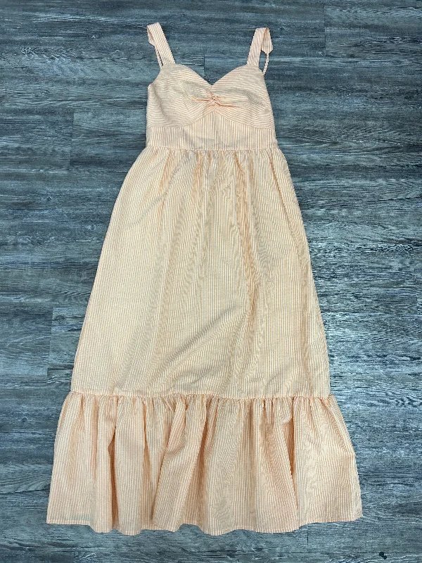 Weekend Deal v-neck dressDress Casual Maxi By Available In Orange, Size: S