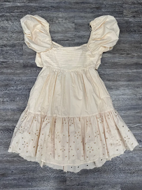 Don't Miss printed dressDress Casual Short By En Saison In Peach, Size: S
