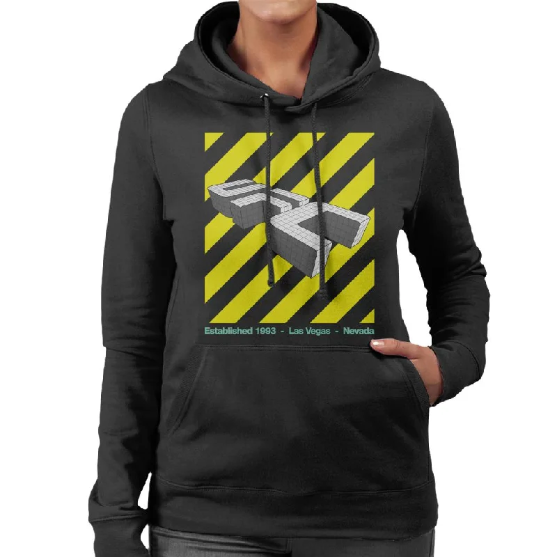 Unbeatable Prices fleece-lined hoodieUFC Hazard Block Text Logo Women's Hooded Sweatshirt