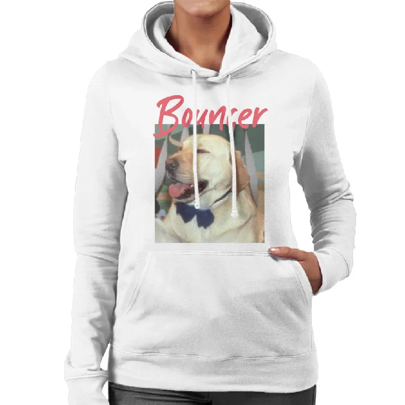 stylish pullover sweatshirtNeighbours Bouncer The Dog Women's Hooded Sweatshirt