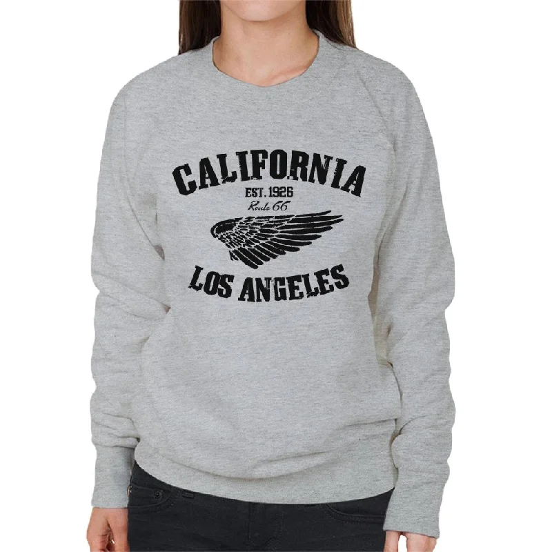 trendy fitness sweatshirtRoute 66 California Wing Women's Sweatshirt