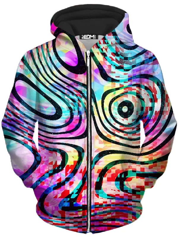 warm pullover hoodiePsytrance Unisex Zip-Up Hoodie