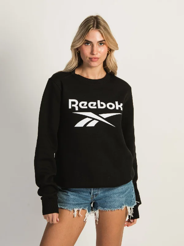 Steals and Deals REEBOK BIG LOGO FLEECE CREWNECK