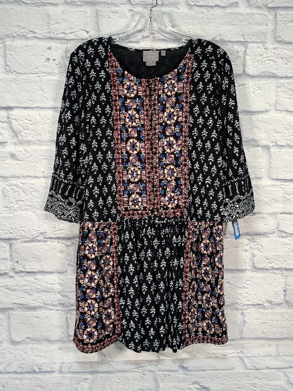 Limited Time cocktail party dressDress Casual Midi By Anthropologie In Black & White, Size: Sp Limited Time cocktail party dressDress Casual Midi By Anthropologie In Black & White, Size: Sp