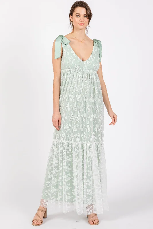 While Supplies Last stylish dressLight Olive V-Neck Satin Tie Lace Overlay Maxi Dress While Supplies Last stylish dressLight Olive V-Neck Satin Tie Lace Overlay Maxi Dress