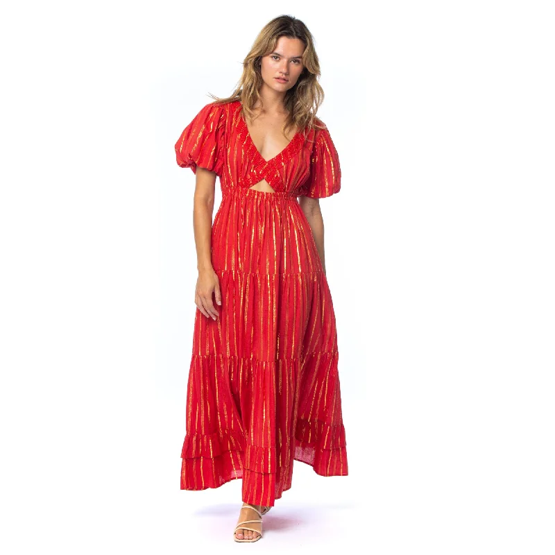 sleeveless dressMahila x Tolani: Beckie Scarlet Dress