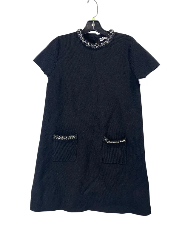Huge Discounts pleated dressDress Party Short By Zara In Black, Size: M
